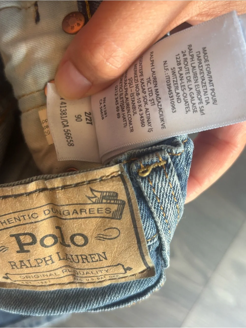 Ralph Lauren Blue Denim Men’s Jeans